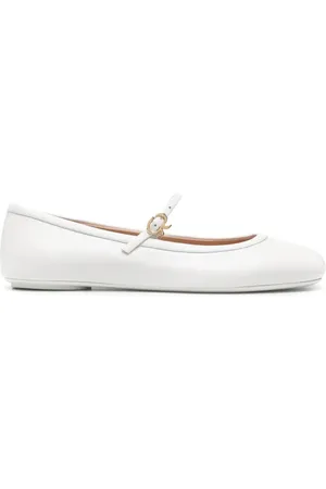 Gianvito Rossi Flats con puntera redonda