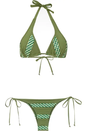 AMIR SLAMA Bikini con paneles