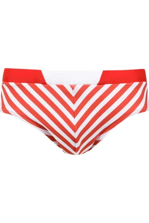AMIR SLAMA Striped swim briefs