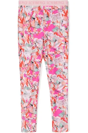 Iceberg Leggins con logo en la pretina