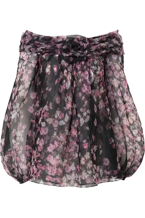 Carolina Herrera Top con hombros descubiertos y estampado floral