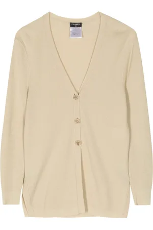CHANEL Cárdigan con botones Camélia 2000