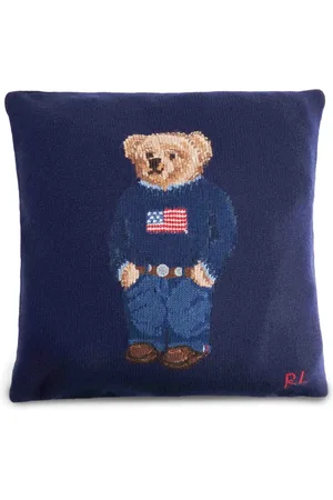 Ralph Lauren Cojín tejido con motivo Polo Bear