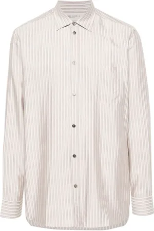 Golden Goose Camisa manga larga con rayas estampadas