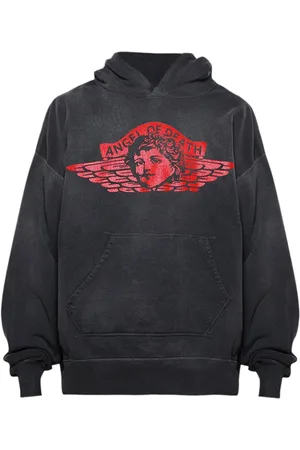 SAINT MXXXXXX Hoodie con estampado gráfico