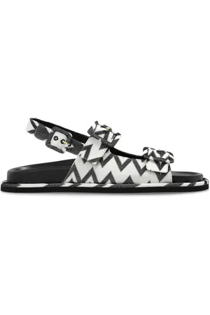 Missoni Sandalias tejidas en zigzag