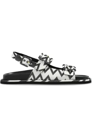 Missoni Sandalias tejidas en zigzag