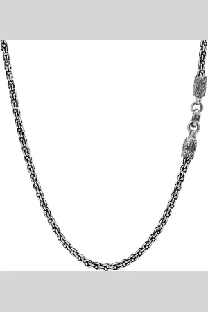 John Varvatos Collar de cadena en plata de ley