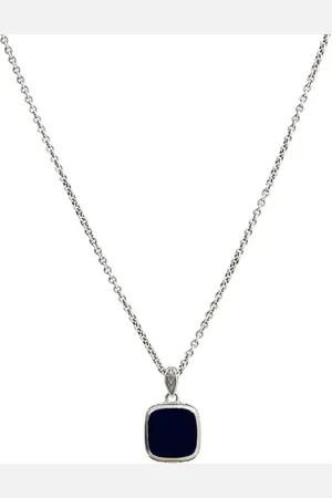 John Varvatos Collar con dije de ónix
