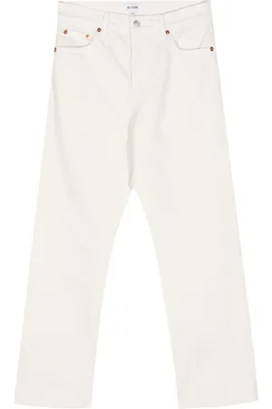 RE/DONE Jeans capri Easy con diseño recto