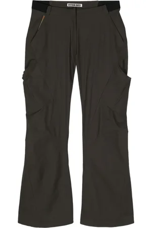 Hyein Seo Pantalones bootcut con cinturón