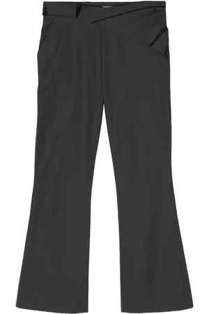 Hyein Seo Pantalones capri con cinturón