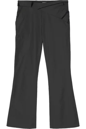 Hyein Seo Pantalones capri con cinturón