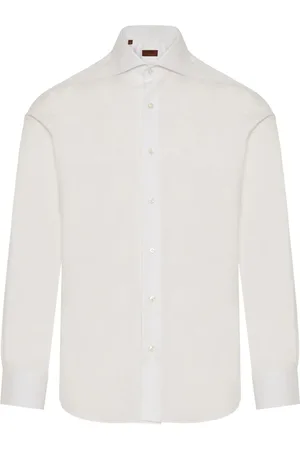 BARBA Camisa con cuello italiano