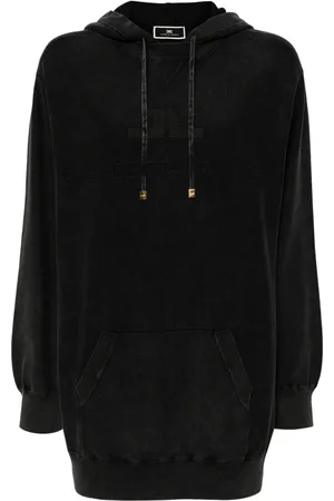 Elisabetta Franchi Vestido estilo sudadera con capucha