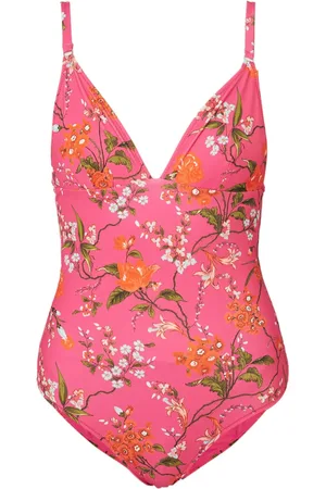 Erdem Traje de baño con estampado floral