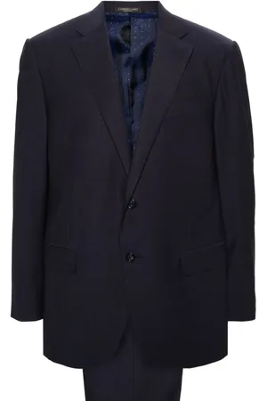 corneliani Traje con botones y solapas de muesca