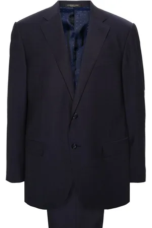 corneliani Traje con botones y solapas de muesca