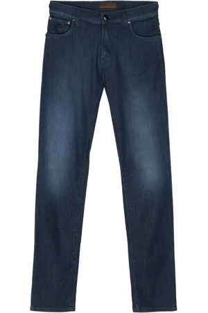 corneliani Jeans rectos con tiro medio