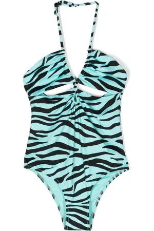 MC2 SAINT BARTH Traje de baño con estampado de cebra