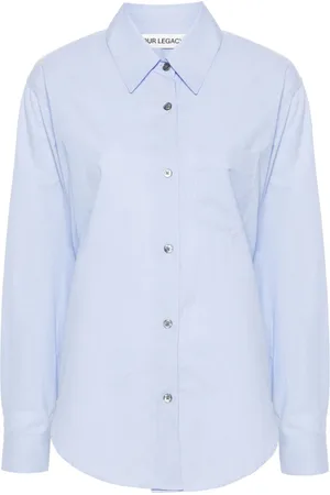 OUR LEGACY Camisa con rayas en contraste