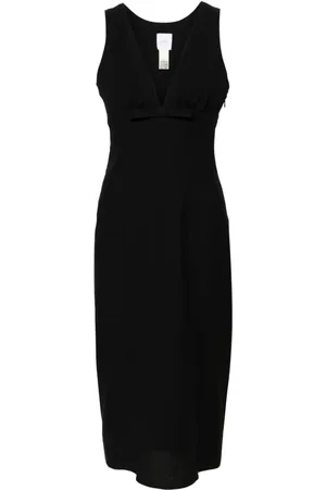Patou Vestido midi con detalle de moño