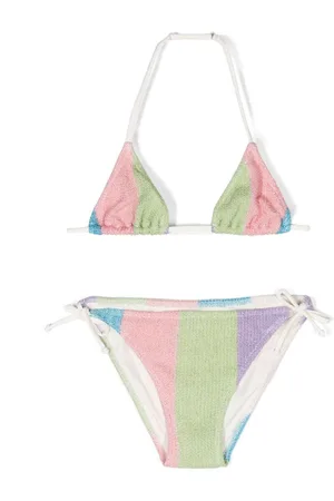 MC2 SAINT BARTH Bikini con motivo de rayas