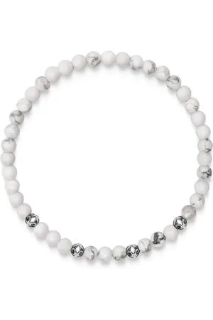 Nialaya Pulsera con cuentas de howlita
