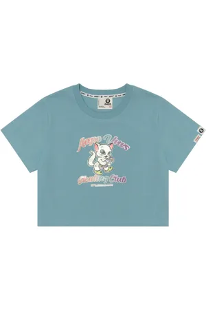 A Bathing Ape Playera con estampado gráfico