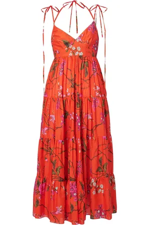 Erdem Vestido a capas con estampado floral