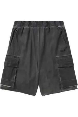 Izzue Shorts cargo con estampado cold-dye