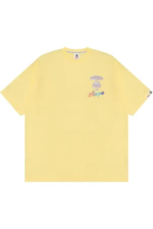 A Bathing Ape Playera con logo estampado
