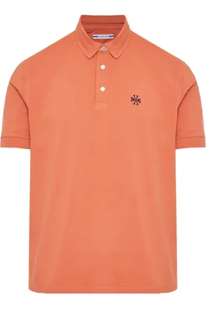 Jacob Cohen Playera tipo polo de piqué con logo bordado