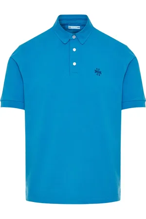 Jacob Cohen Playera tipo polo de piqué con logo bordado