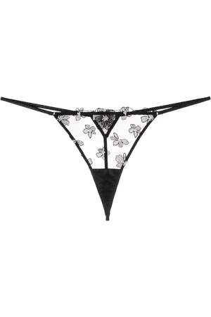 FLEUR DU MAL Tanga Petal con bordado