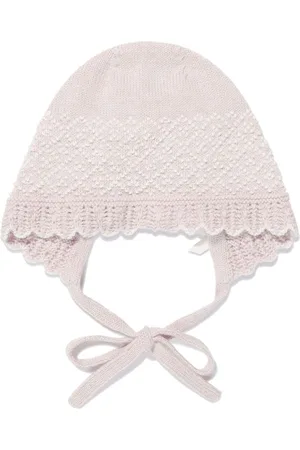 PAZ RODRIGUEZ Gorro de tejido fino con detalle de moño