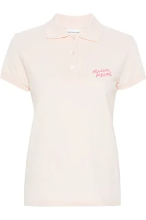 Maison Kitsuné Playera tipo polo Handwriting