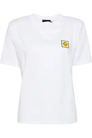 JOSHUA SANDERS Playera con motivo de sonrisa