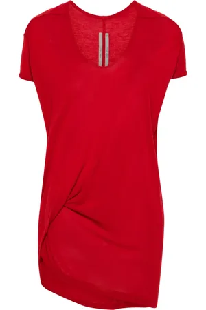 Rick Owens Playera texturizada con cuello en V