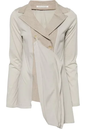 YOHJI YAMAMOTO Blazer asimétrico con solapas de muesca