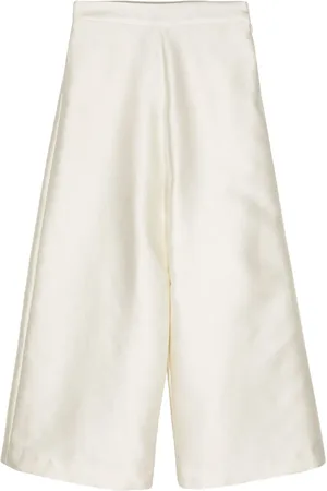 BIYAN Pantalones palazzo con efecto satinado