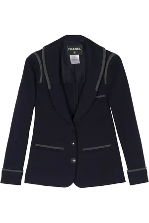 CHANEL Blazer con solapas de esmoquin