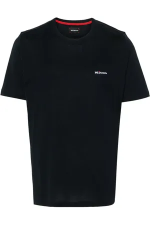 Kiton Playera con logo bordado