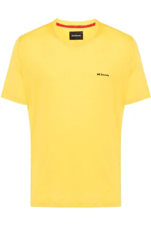 Kiton Playera con logo bordado