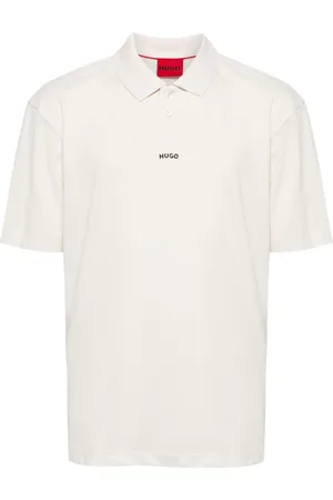 HUGO BOSS Playera tipo polo con logo estampado