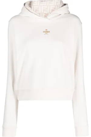 Fendi Hoodie con logo estampado