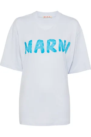 Marni Playera con logo estampado