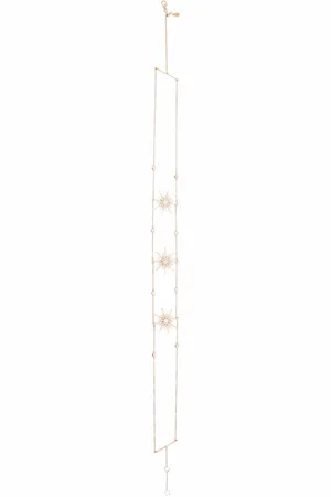 DJULA Gargantilla Big Soleil en oro rosa de 18kt con diamantes