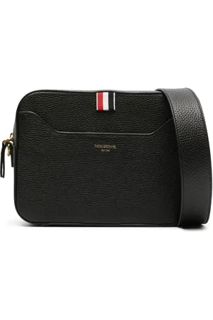Thom Browne Bolsa cámara con parche 4-Bar