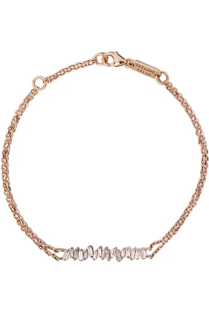 Suzanne Kalan Pulsera en oro rosa de 18kt con diamantes